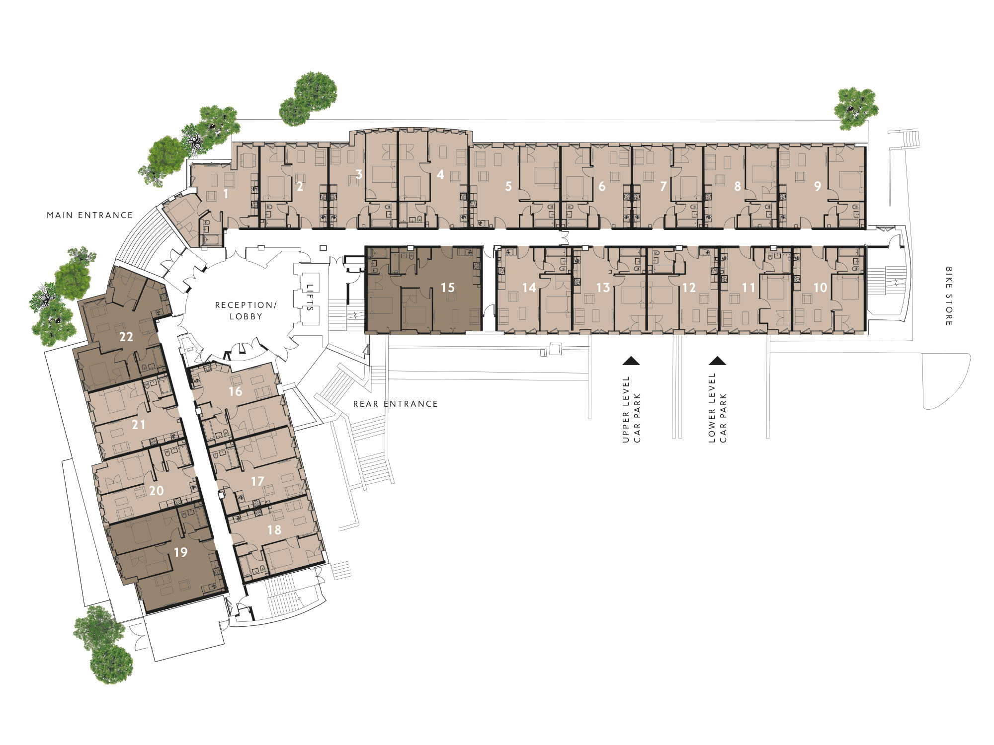 Century Court Bracknell Floorplan Ground